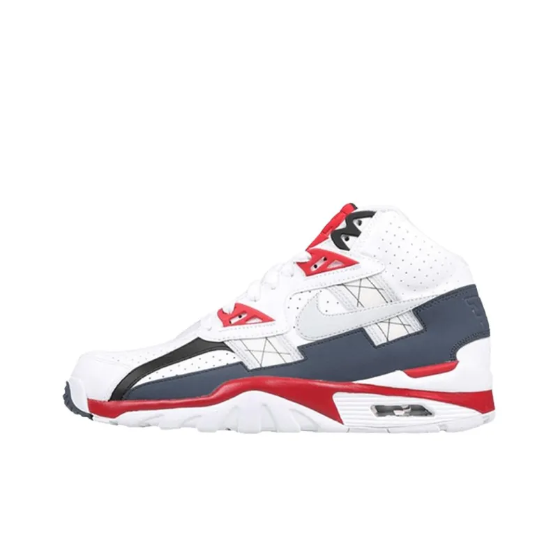 Nike Air Trainer Sc High White Magnet Grey Red-0