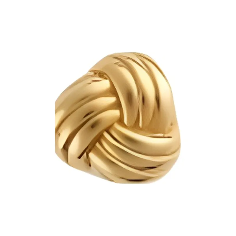 Bottega Veneta 18K Gold Earrings Women's Gold-2