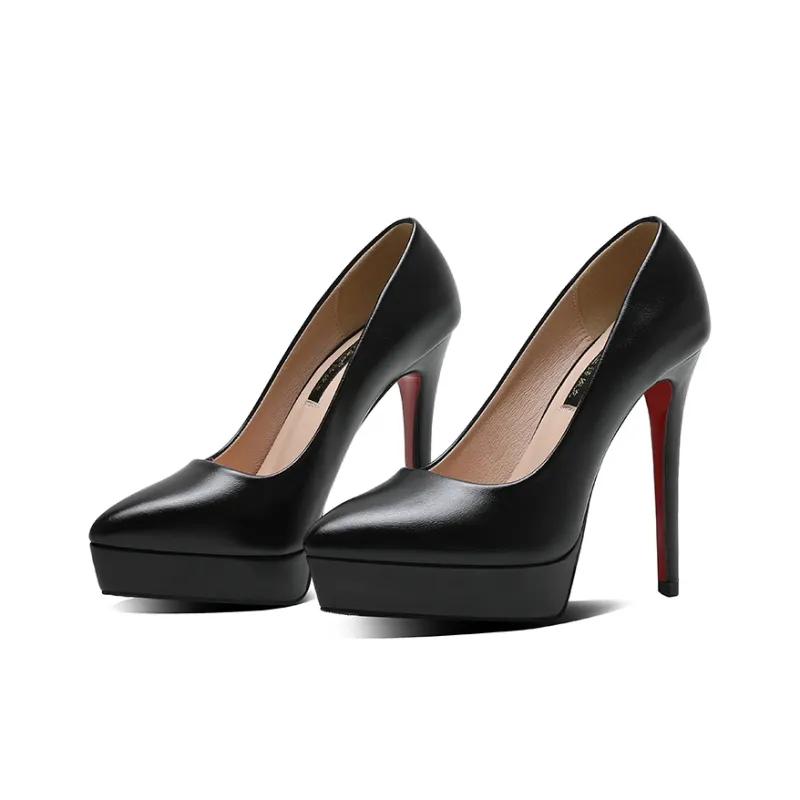 Lan Miao Slim Heel High Heels 12CM Women's-6