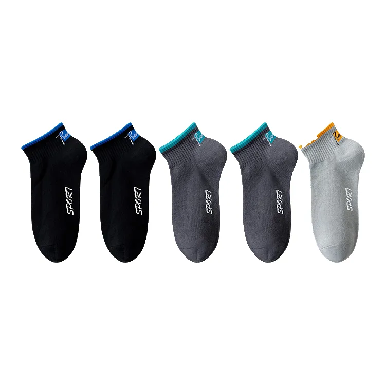 Cotton Gene No Show Socks Men's 5 Pack-1