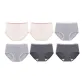 6 Pack (2 Apricot Gray+2 Heather Gray+2 Dark Gray)