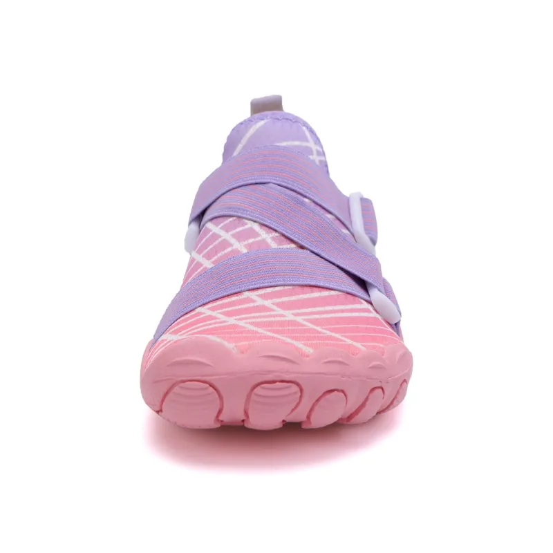 GESENLANG Slip Resistant Breathable Abrasion Resistant Low Top Casual Shoes Women's Pink-2