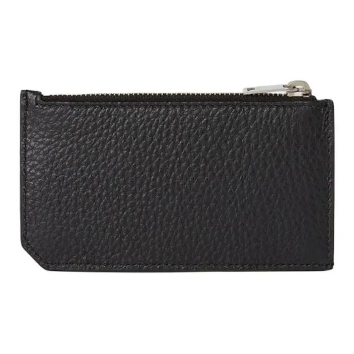 SAINT LAURENT Cow Leather Wallet Men's Black-1
