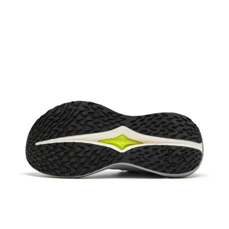 QIAODAN Navigation 600 Running Shoes Men Low Top Snow Gray Black-4