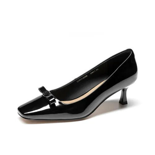 AOKANG High Heels Women's Black, Umber