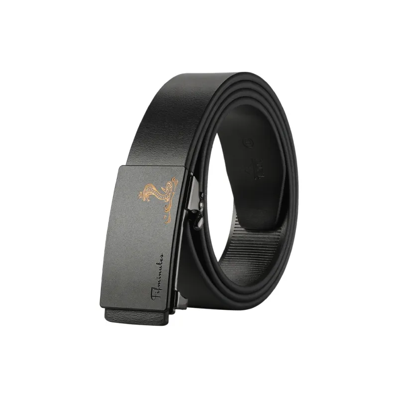 15 MINS Cow Split Leather Belts Men's Width 3.3cm-9