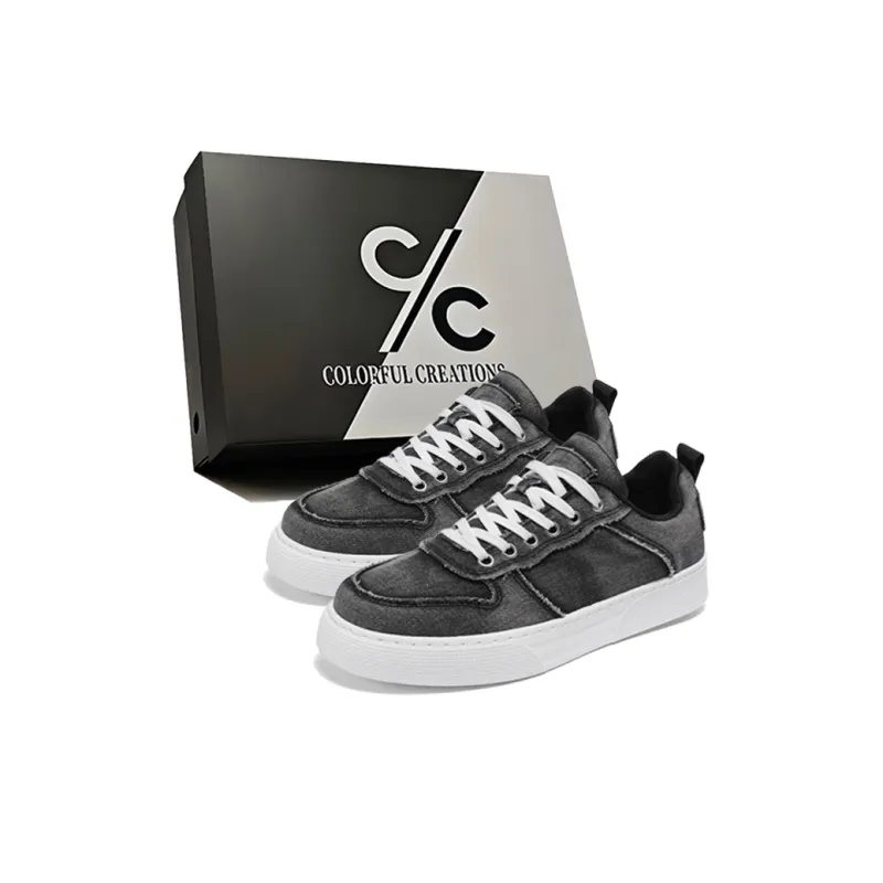 Colorful Creations Slip Resistant, Abrasion Resistant, Breathable, Lightweight Low Top Canvas Shoes Men's-5