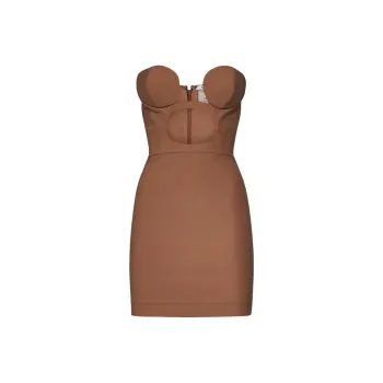 Nensi Dojaka Cut out Mini Dress
