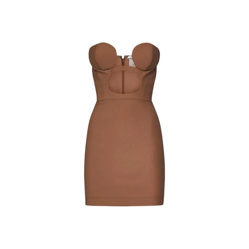Nensi Dojaka Cut out Mini Dress-0