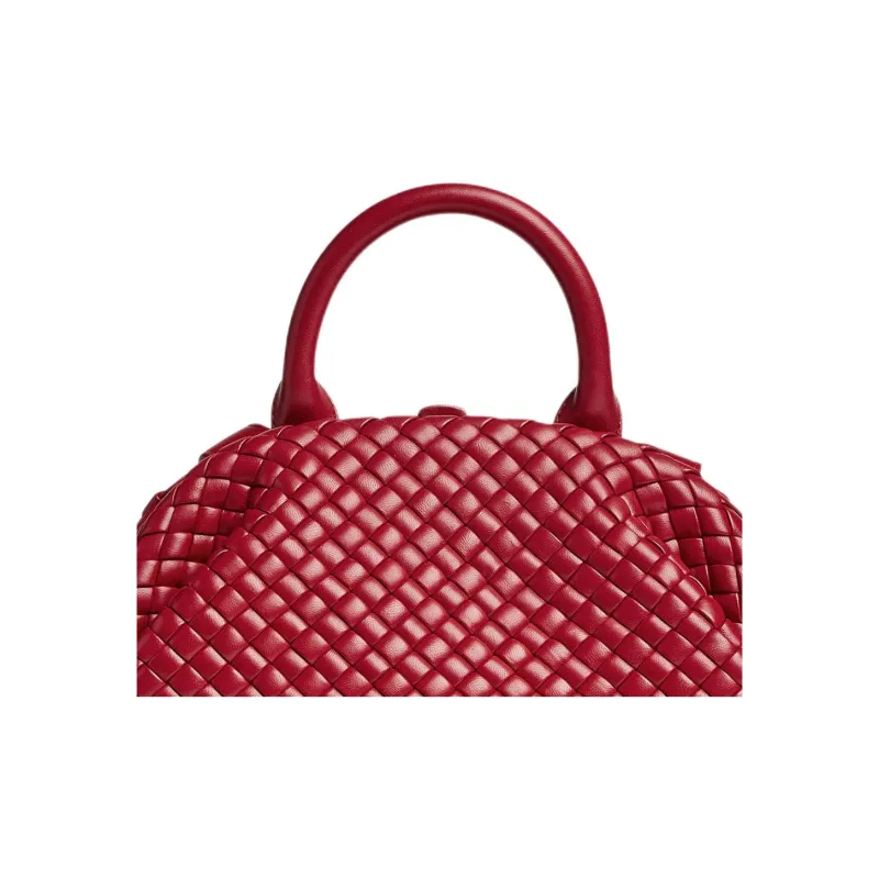 Bottega Veneta Handle Intrecciato Top Handle Small Apple Candy-3
