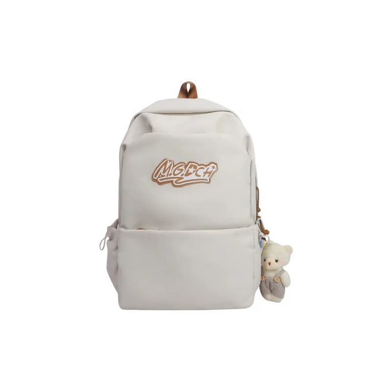BRABOSTON Nylon Backpack Unisex Black/White/Green/Dark Blue/Sky Blue-7