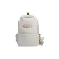 White with Straps and Bear Pendant