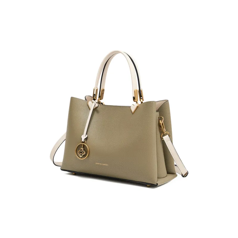 PIERRE CARDIN Split Cow Leather Shoulder Bag, Crossbody Bag, Handbag Regular Women's Multicolor-38