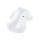 [Short-Sleeved Shirt]White (Hb Lightweight Letter Chest Logo)