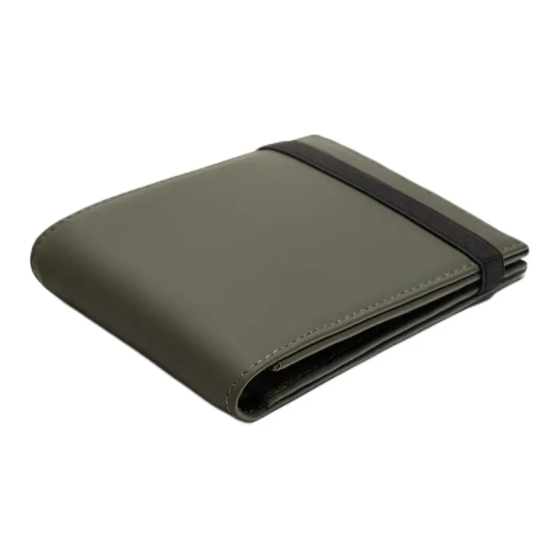 ZARA PU Wallet Men's Khaki Green-1