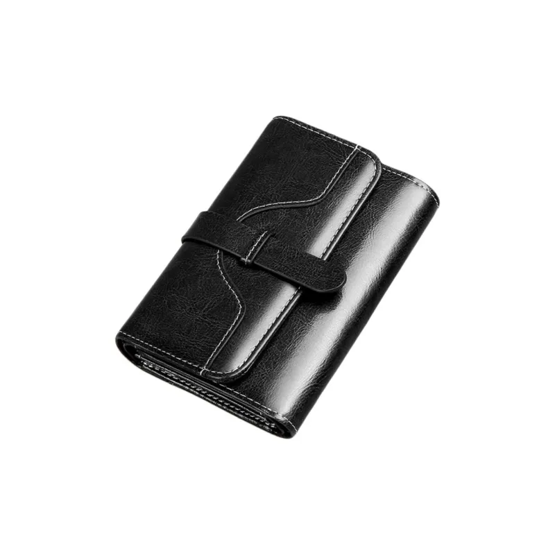 Gorora Cow Leather Wallet Regular Women's Multicolor-5