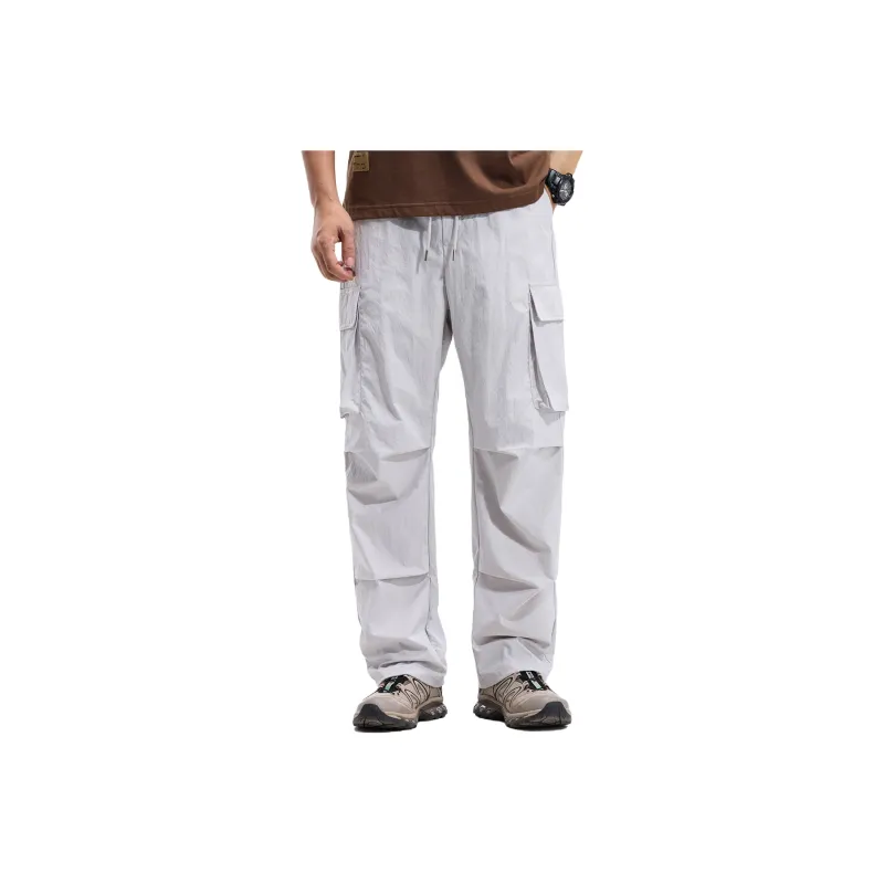 Red bean Cargo Pants Men-21