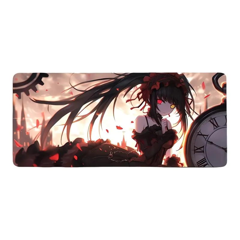 DANYIN Kurumi Tokisaki Extra Large Esports Computer Table Mats Anime Keyboard Pad Mouse Pads-6