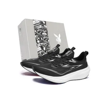 Playboy Low Top Marathon Running Shoes Men's Black Box Included