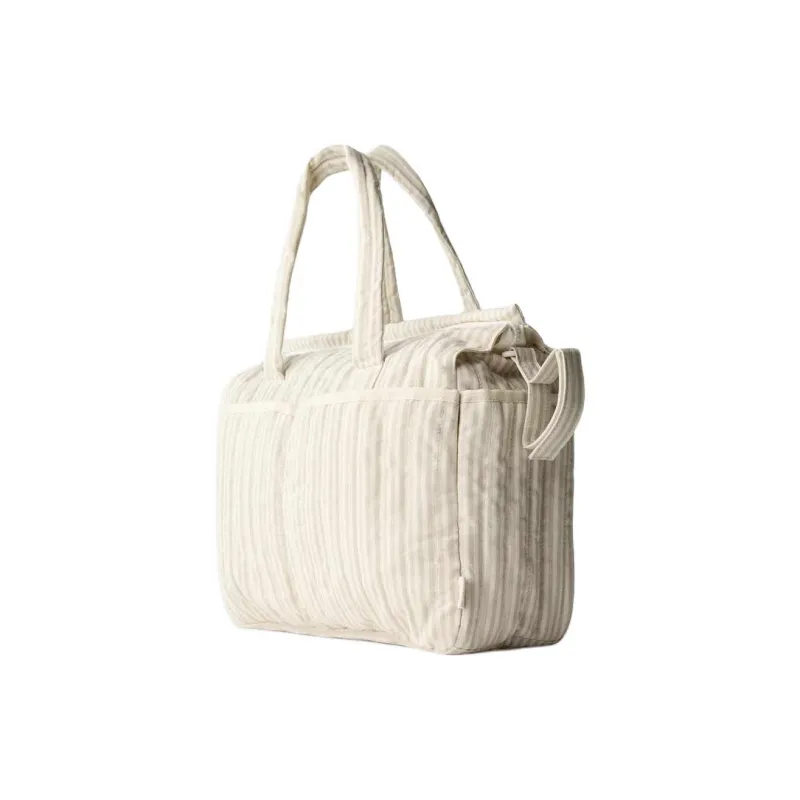 ZARA Cotton Handbag Kids' Camel Brown-1
