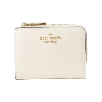 Kate Spade Leather Wallet Trumpets Women's Cake Color