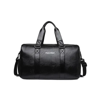 Mulinsen PU Travel Bag Men's Black/Brown