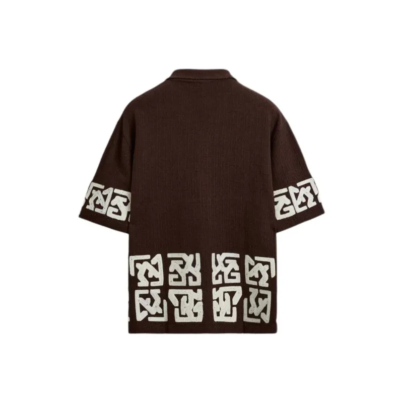 ZARA Shirts Men Dark Red Color-1