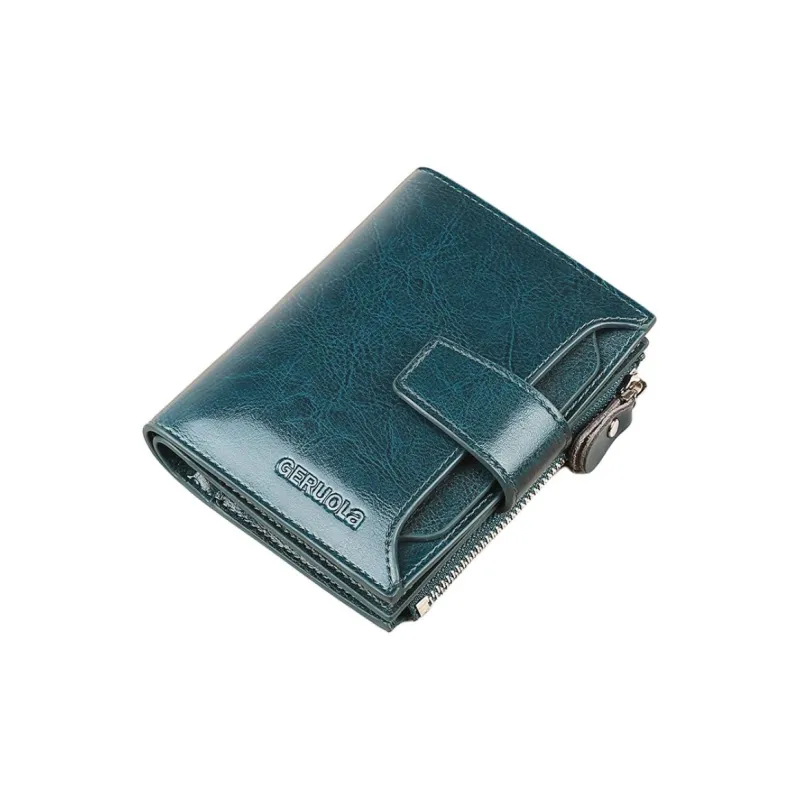 Gorora Cow Leather Multiple Card Slots Wallet Regular Women's Multicolor-3
