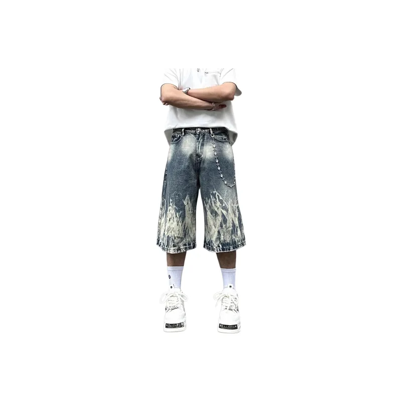 Imcrasy Denim Shorts Unisex Blue-0