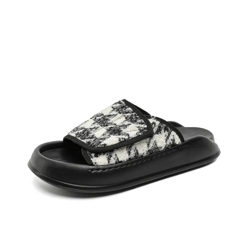 Roubini Rubber Sole Odor Resistant, Abrasion Resistant Slide Slippers Men's-1