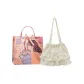 Ecru+Shopping Bag