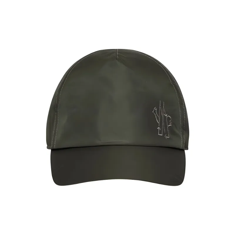 Moncler Nylon Baseball Caps Men's Green-1