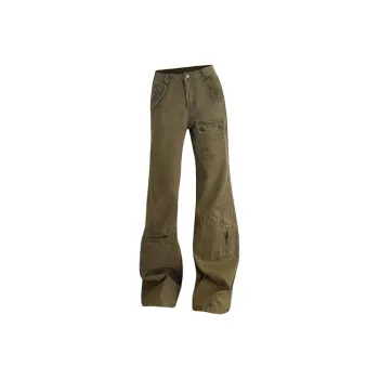 FOASIS Cargo Pants Unisex Khaki