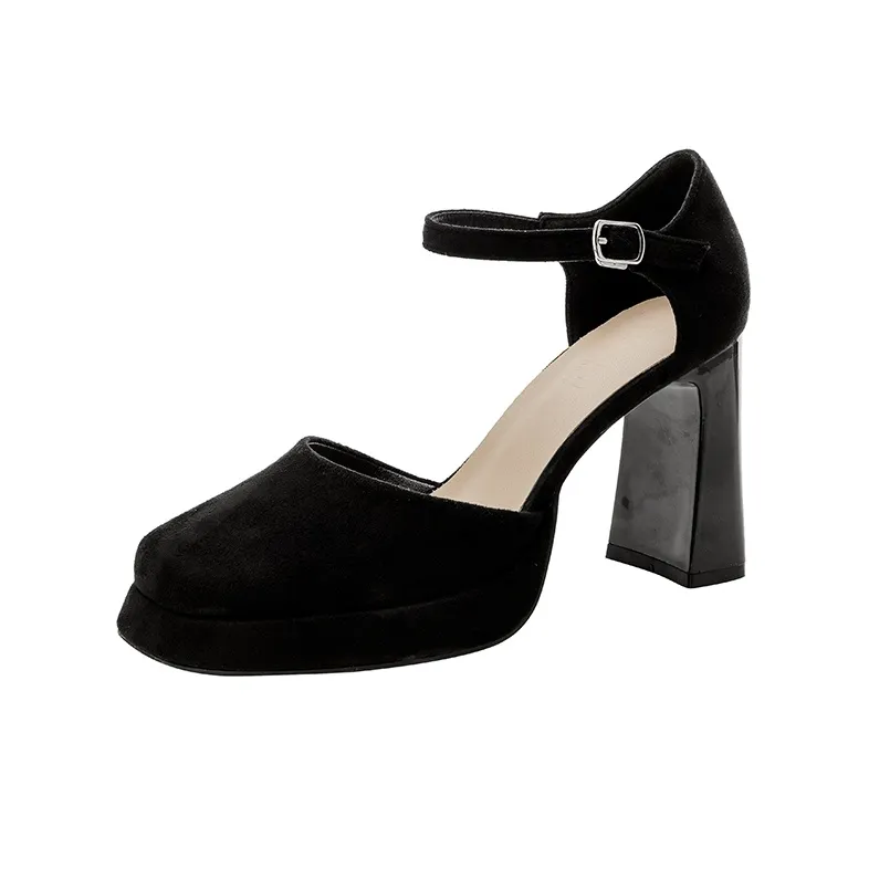 Zubumei High Heels Women's Black-0
