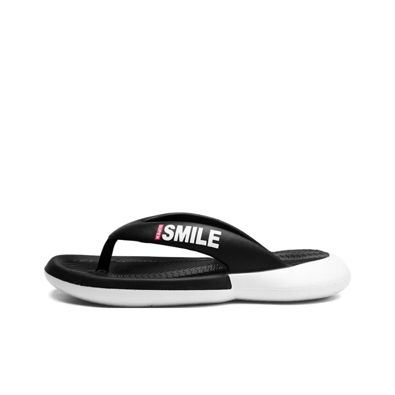 NANJIREN Quiet Odor Resistant Abrasion Resistant Slip Resistant Quick Dry Antibacterial Flip Flops Men's-0