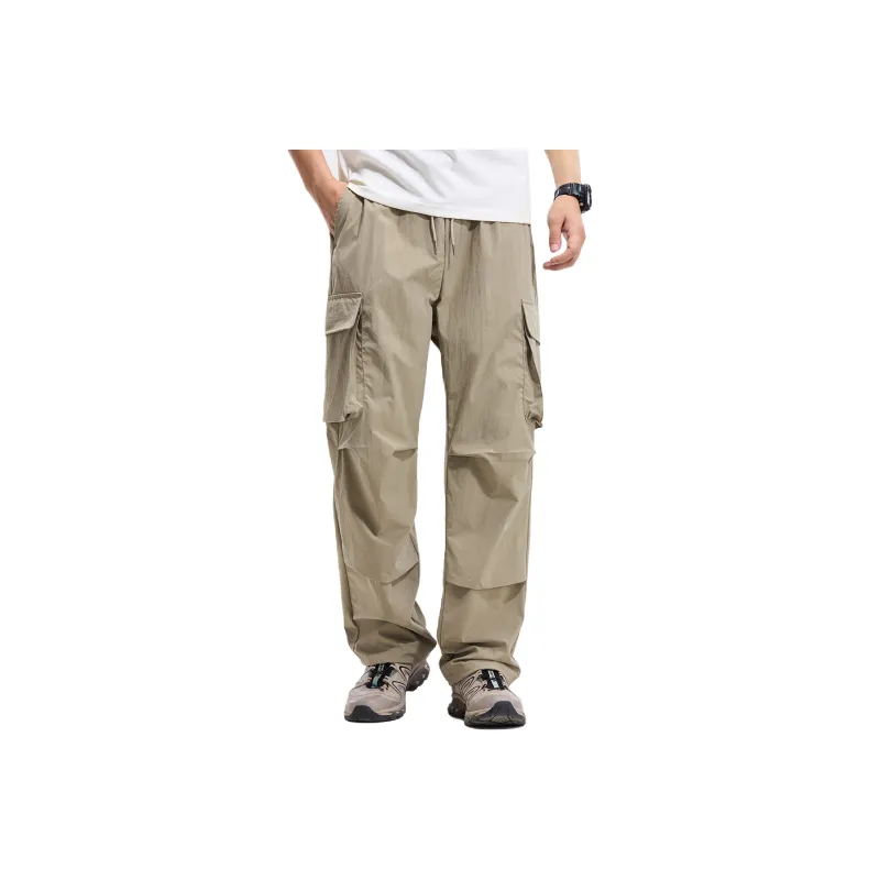 Red bean Cargo Pants Men-0