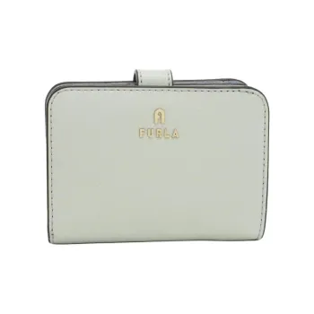 Furla Leather Wallet Women's Blue Green