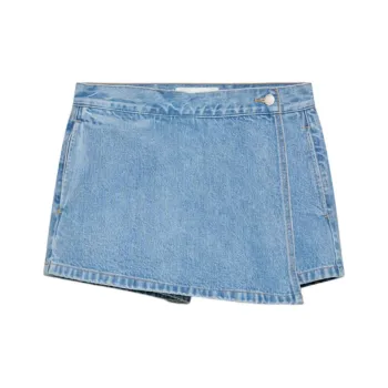 ARITZIA SS25 Denim Forum The '90s Vintage Mini Denim Skort Denim Shorts Women's