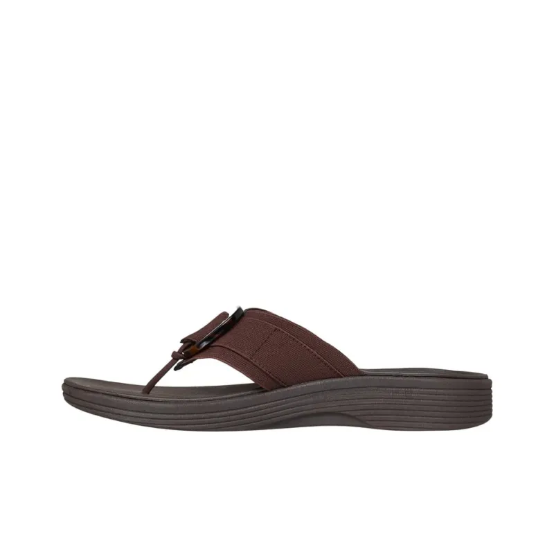 Skechers Arch Fit Flip Flops Women's Brown-2