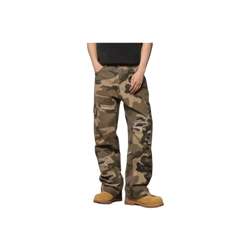 FRQ Jeans Unisex Camouflage-0