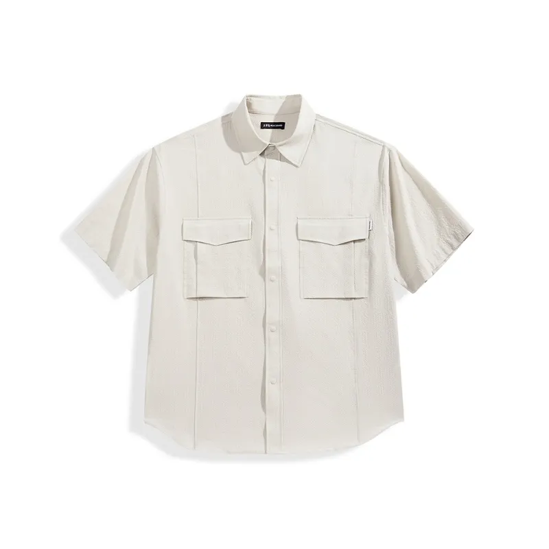 PEACEBIRD MEN Shirts Men Mist White 1-0