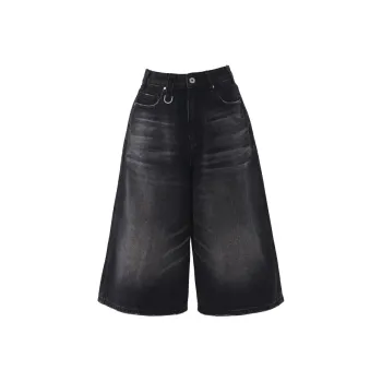 MJB Denim Shorts Women's Black Gray Color