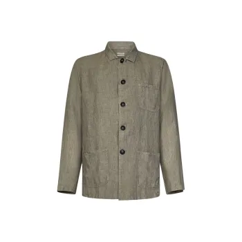 MASSIMO ALBA Jackets & Coats Men's Mud Brown Green