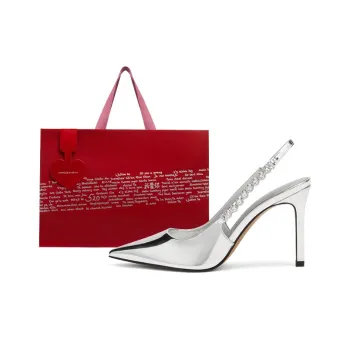 CHARLES&KEITH Wedding Small Ck Slim Heel High Heels 9.1cm Women's