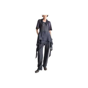 Lemaire T Shirts Women's Charcoal Black