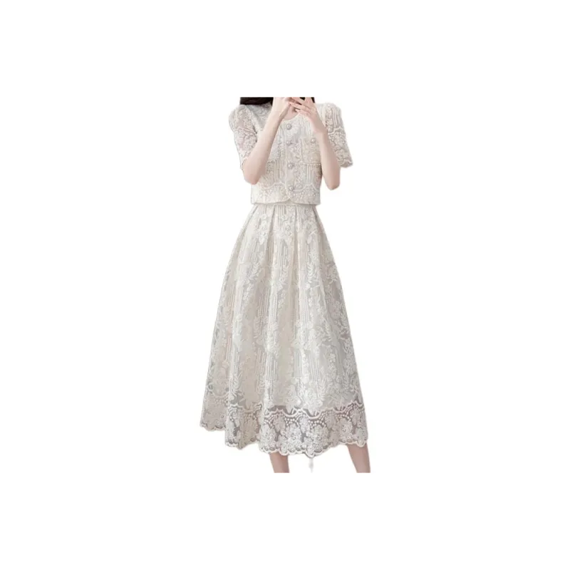 Dior Beauty Two Piece Skirt Sets Women's-0