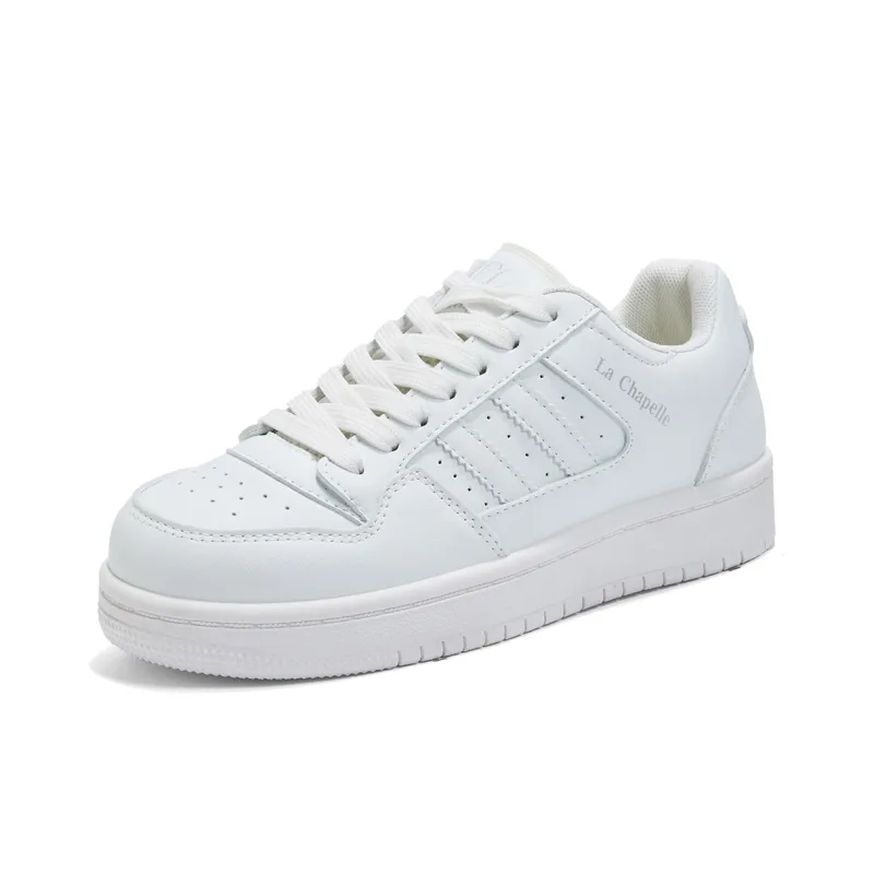 La Chapelle Abrasion Resistant Low Top Skateboard Shoes Women's Beige-1