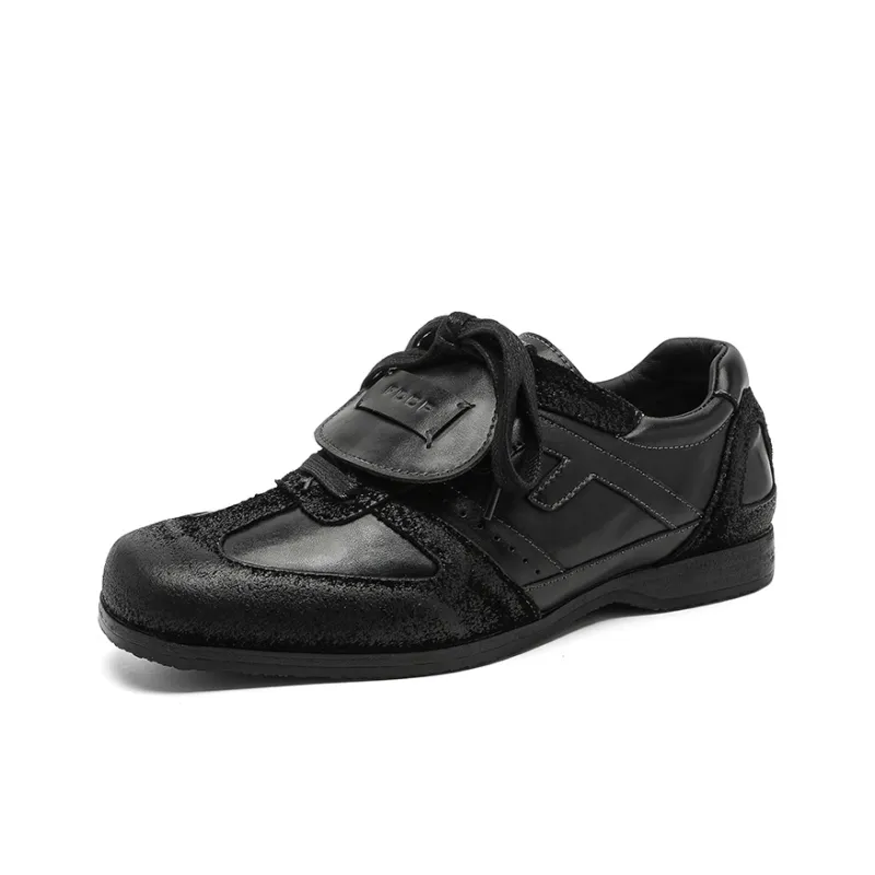 V ZERO FIVE Commute Shoes Abrasion Resistant Shock Absorbers Low Top Casual Shoes Unisex Black Fashion Trend-0