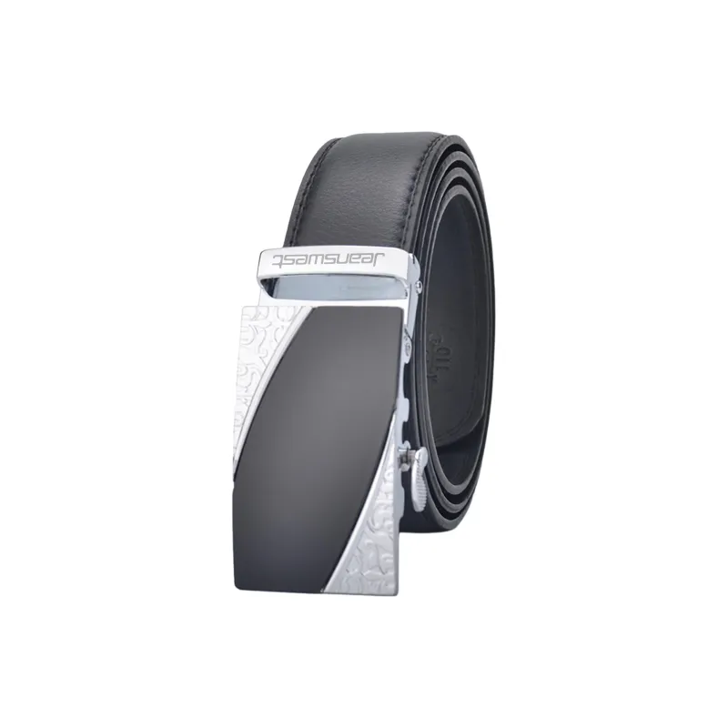 JEANSWEST Split Cow Leather Belts Men's 3.5cm-0