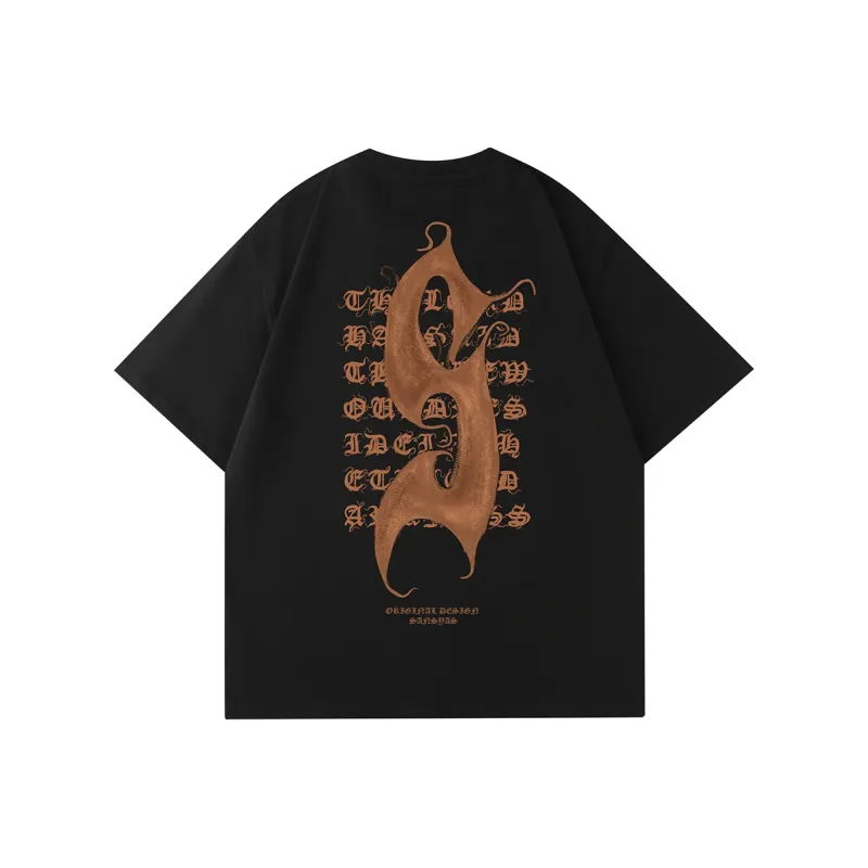 SANSYAS T-Shirts Unisex Black-1